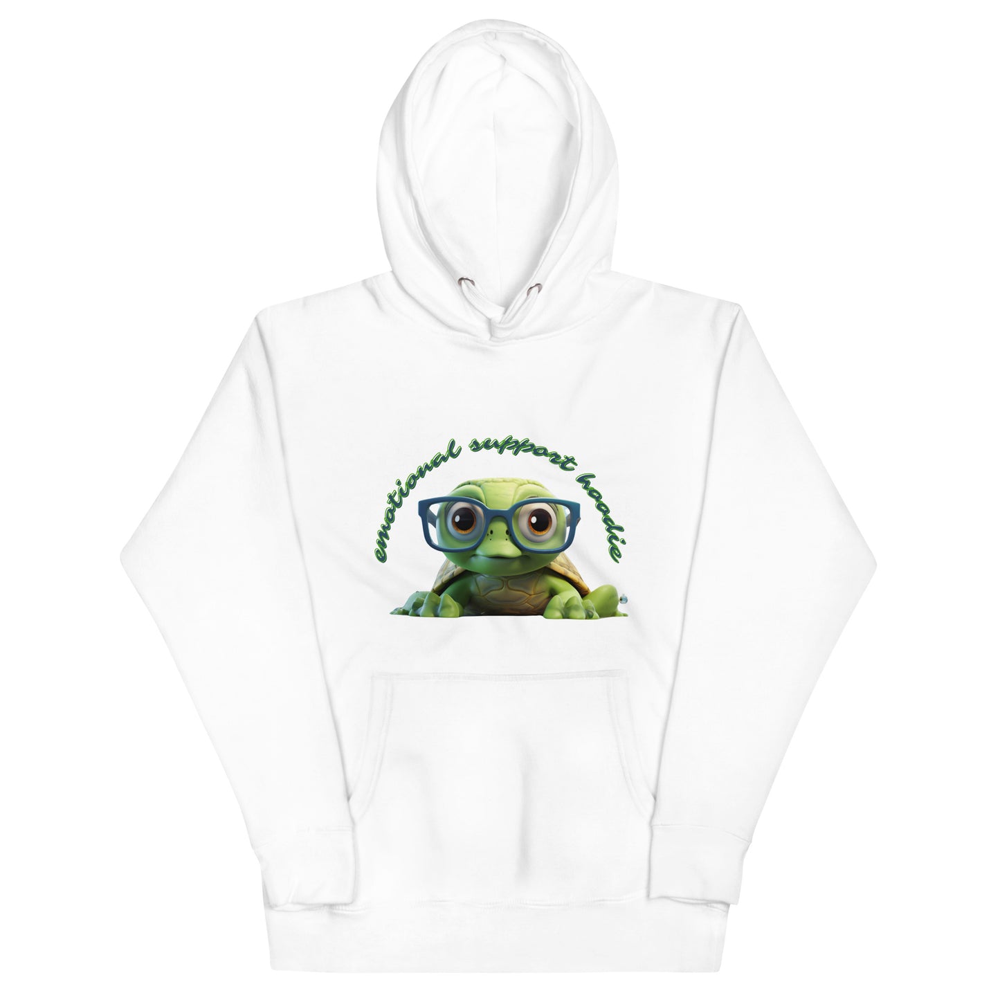 CUTE TURTLE EMOTIONAL SUPPORT Unisex Hoodie