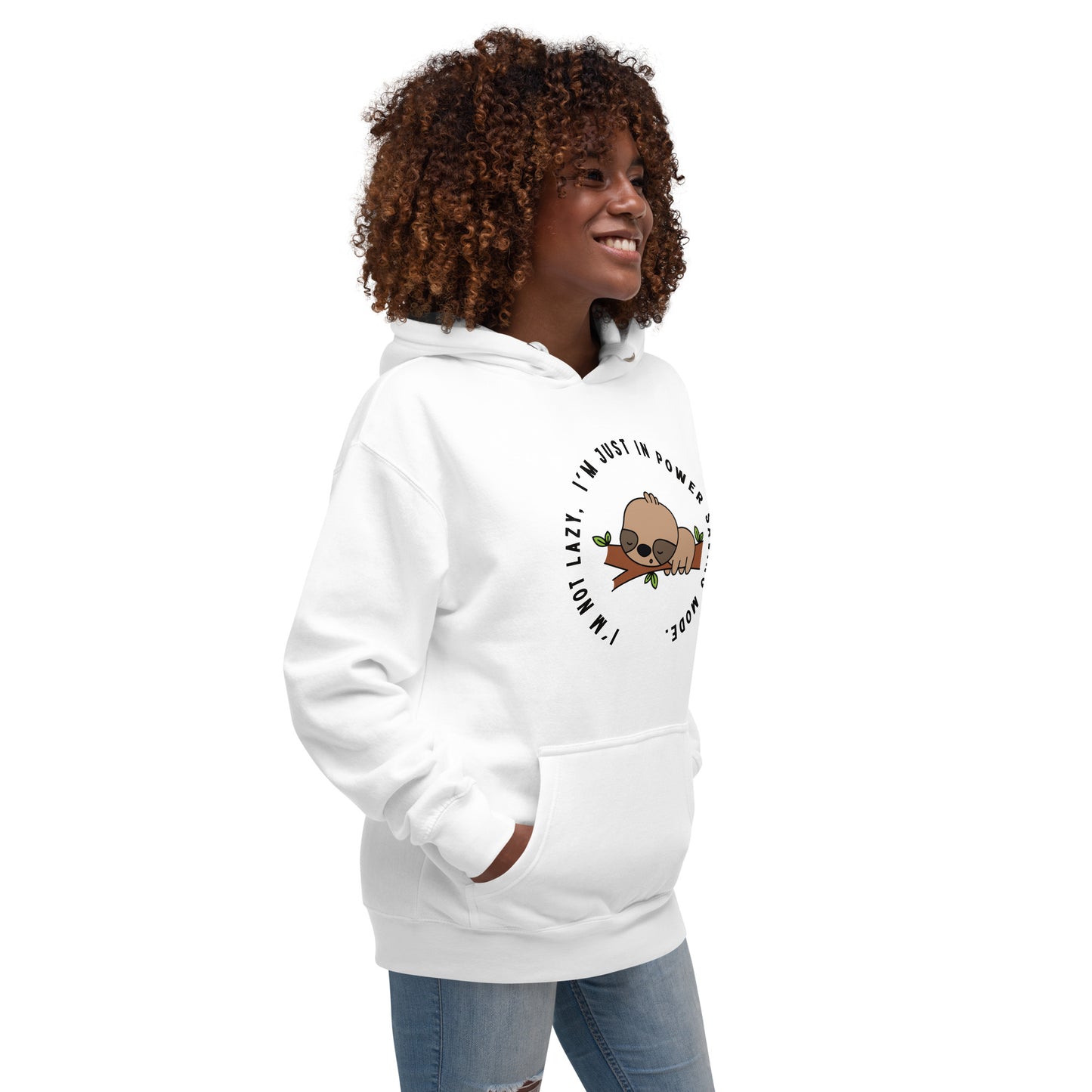 Sloth Battery Saver Mode Unisex Hoodie