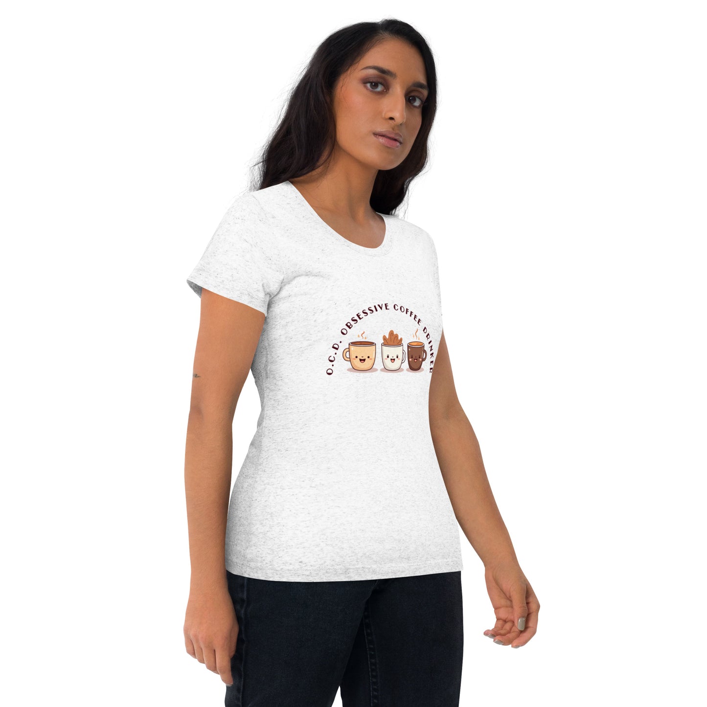 HUMOROUS "OCD" COFFEE Short sleeve t-shirt