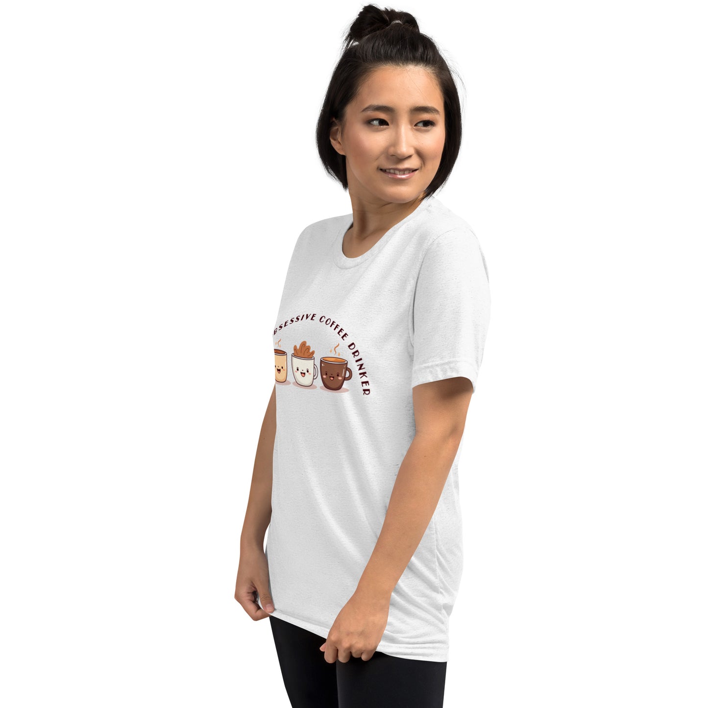 HUMOROUS "OCD" COFFEE Short sleeve t-shirt