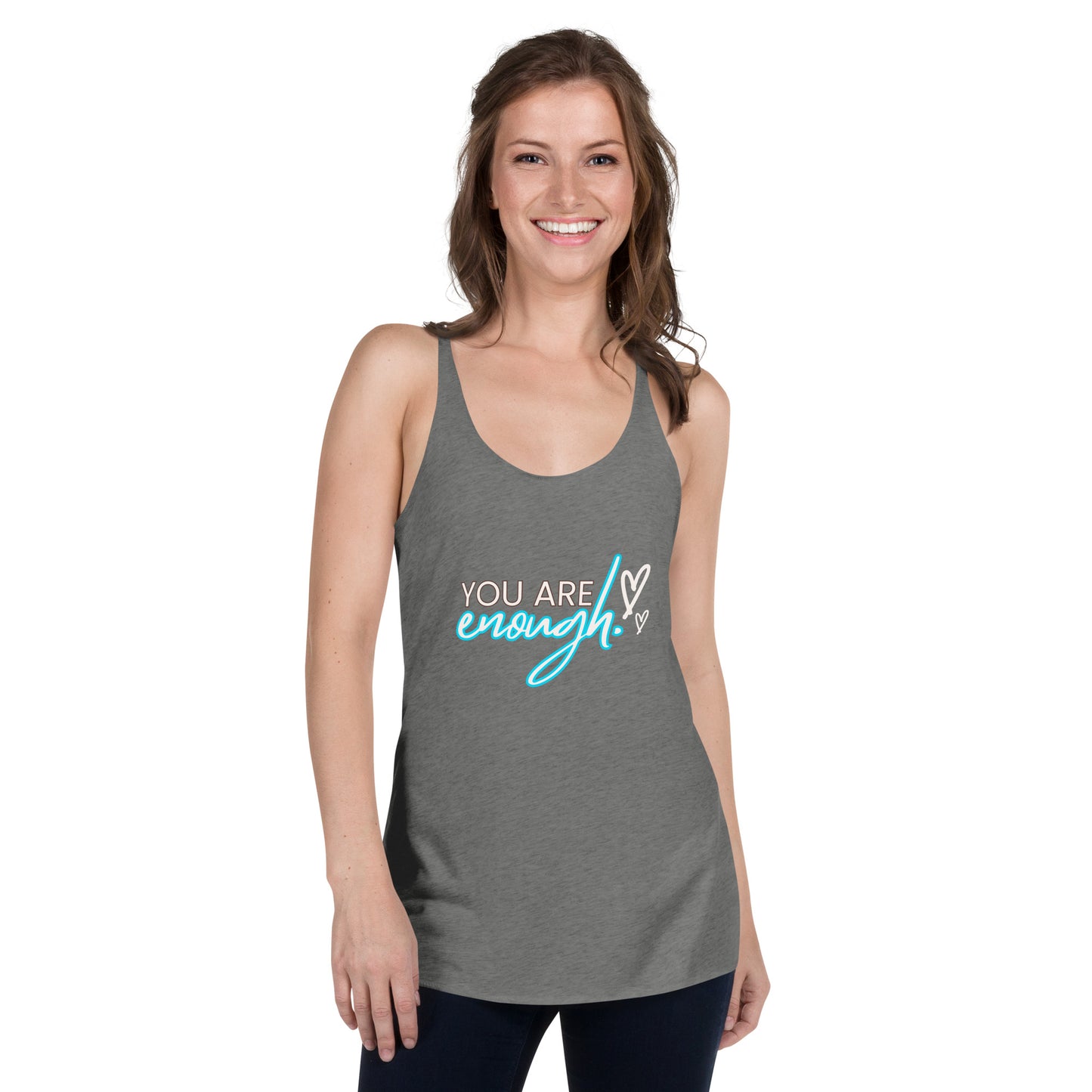 YOU ARE ENOUGH Women's Racerback Tank