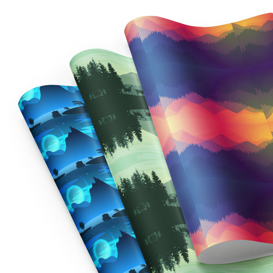 NATURE Wrapping paper sheets