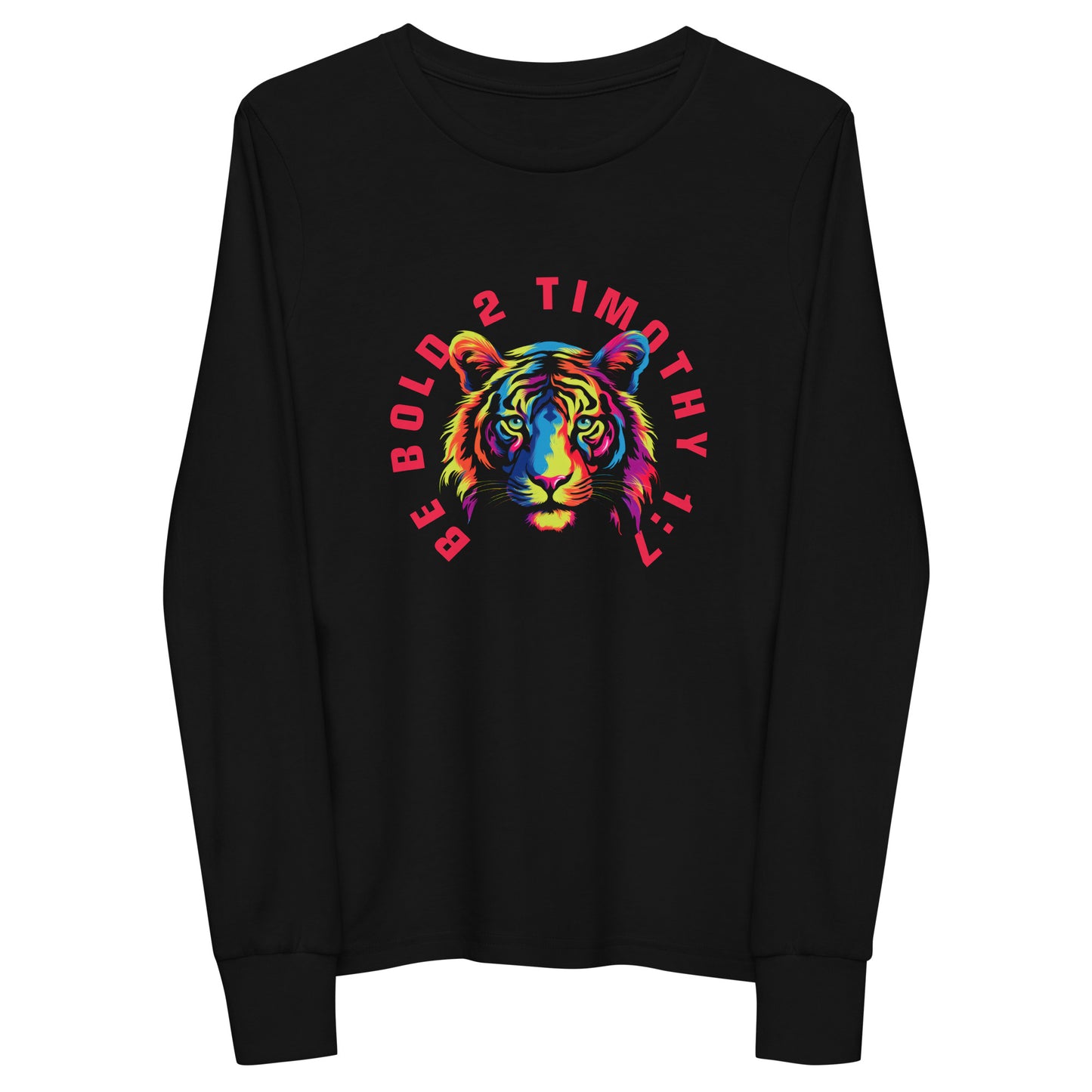 BE BOLD TIGER Youth long sleeve tee