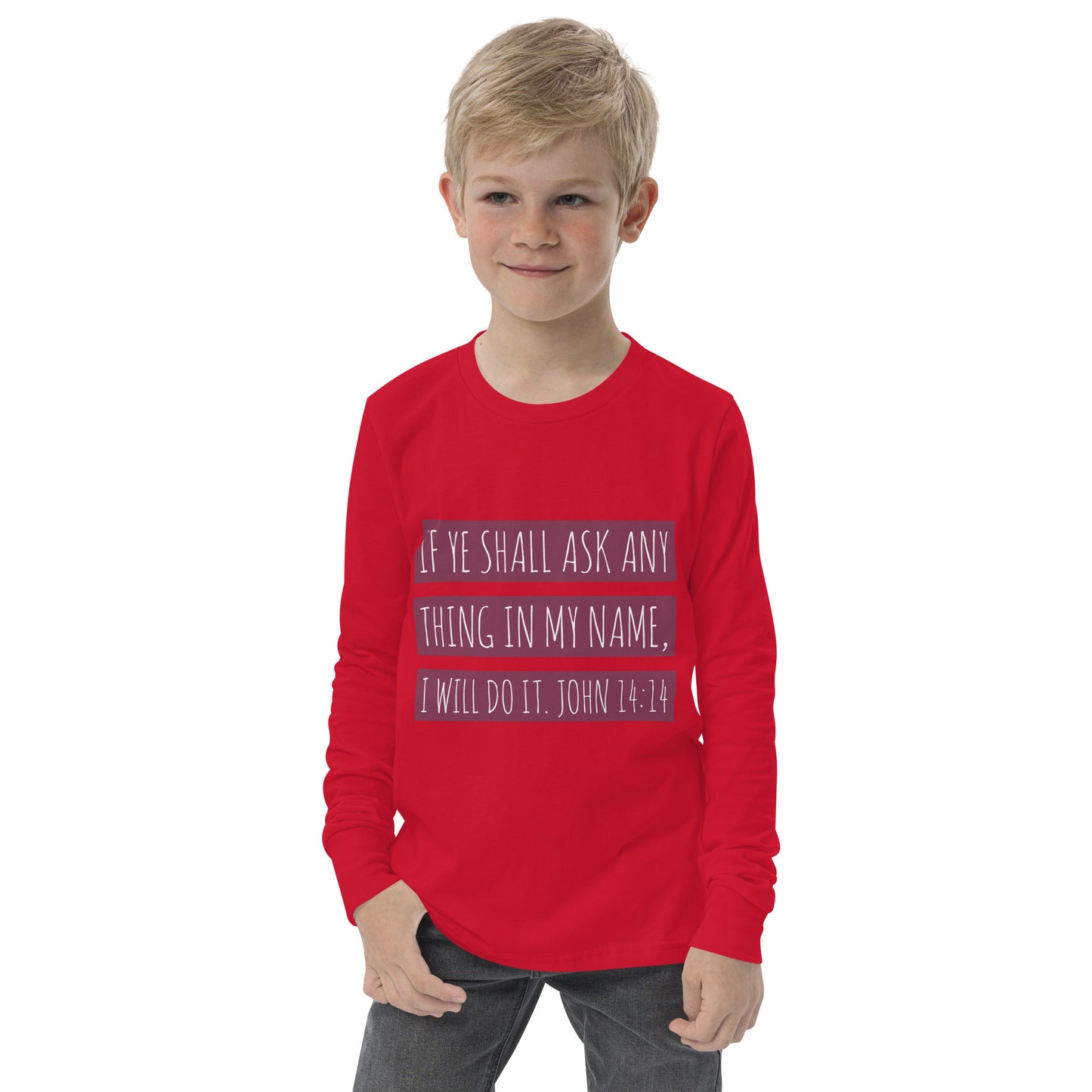 Youth long sleeve tee