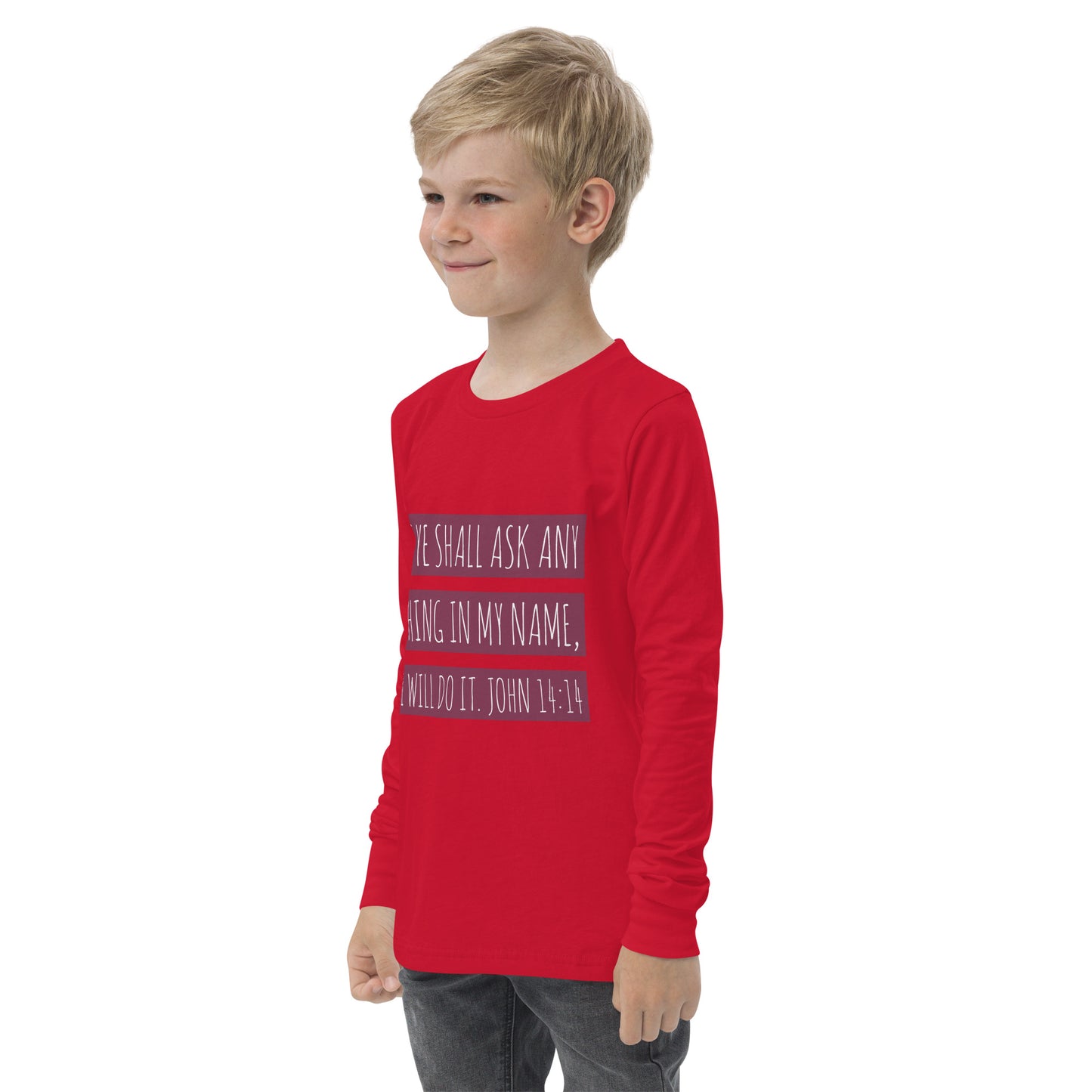 Youth long sleeve tee