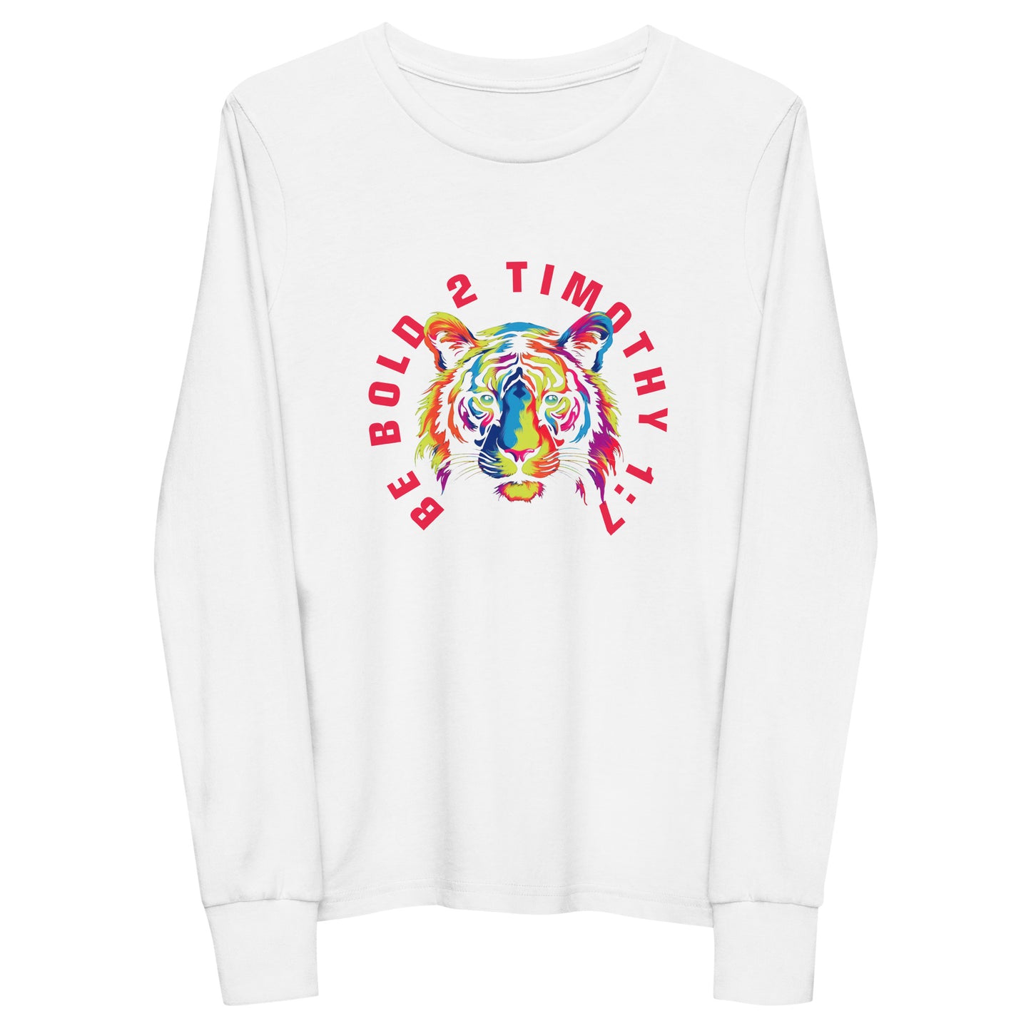 BE BOLD TIGER Youth long sleeve tee