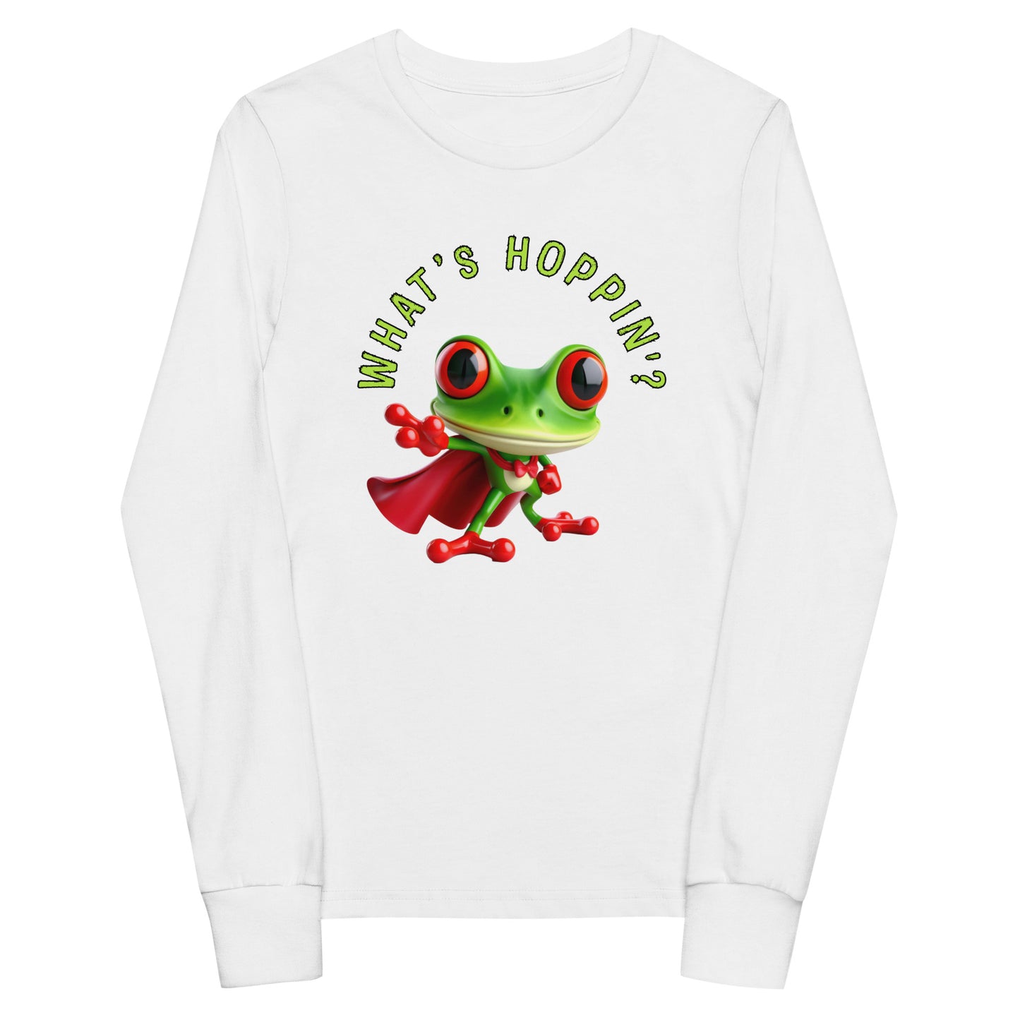 WHAT'S HOPPIN'? Youth long sleeve tee